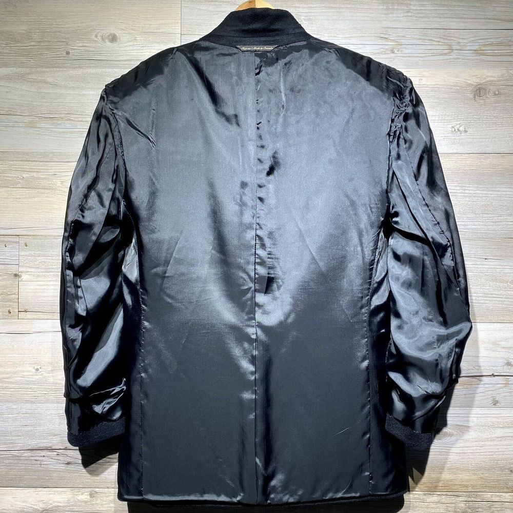 Jack Victor 100% Cashmere Loro Piana Men’s 41R Black Lucawood Sport Coat Jacket - Picture 4 of 16